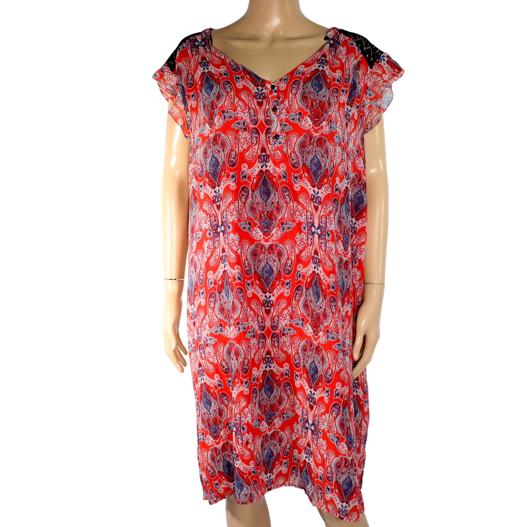 Acheter Robe Rouge MODAVISTA Taille 46 Bon état - 11,50 € Robe Rouge MODAVISTA Taille 46 Bon état reconditionné disponible sur Label Emmaüs