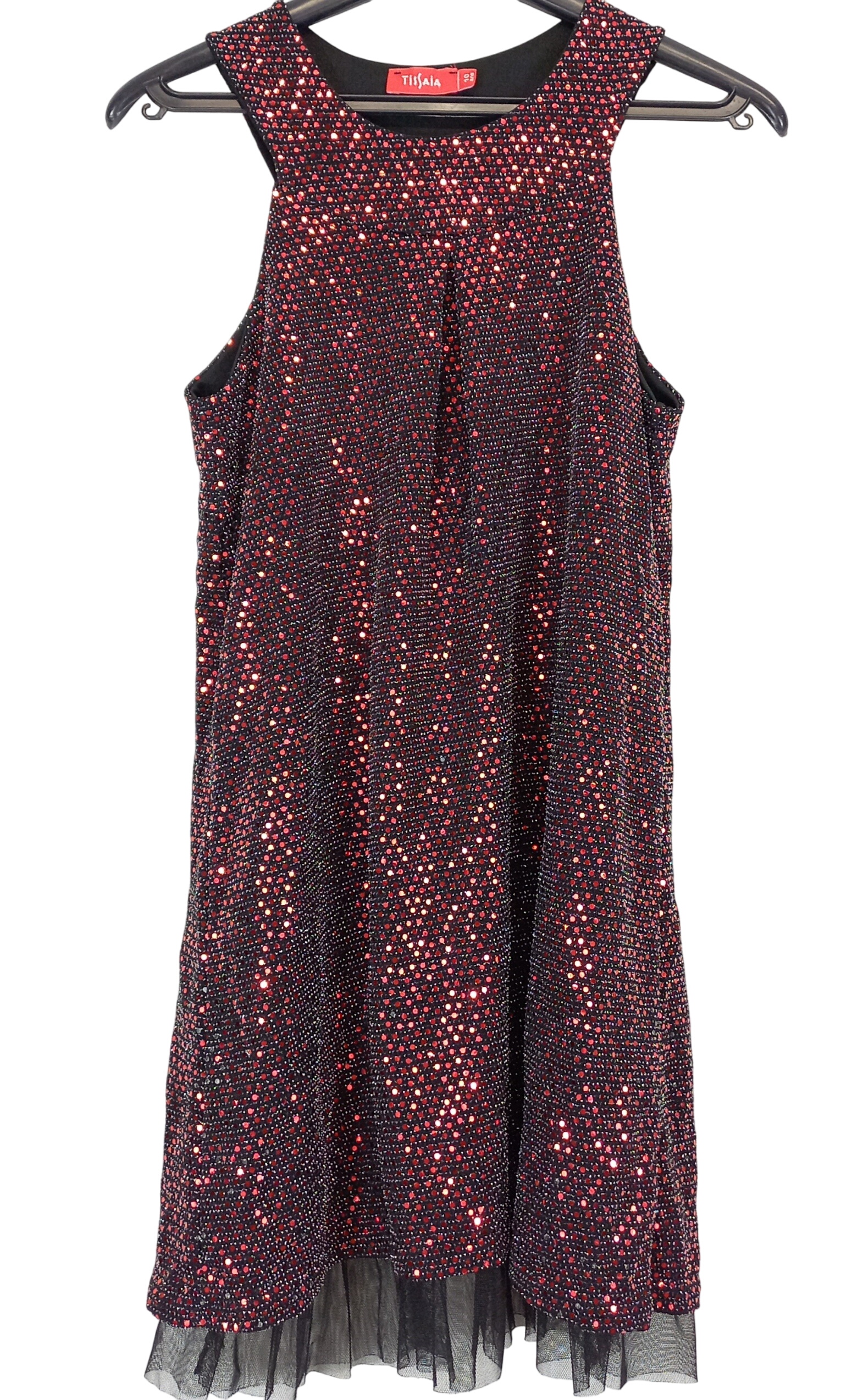 Acheter Robe "tissaia" SM noire pois rouges brillants T10A bas en tulle Très bon état - 10,00 € Robe "tissaia" SM noire pois rouges brillants T10A bas en tulle Très bon état reconditionné disponible sur Label Emmaüs