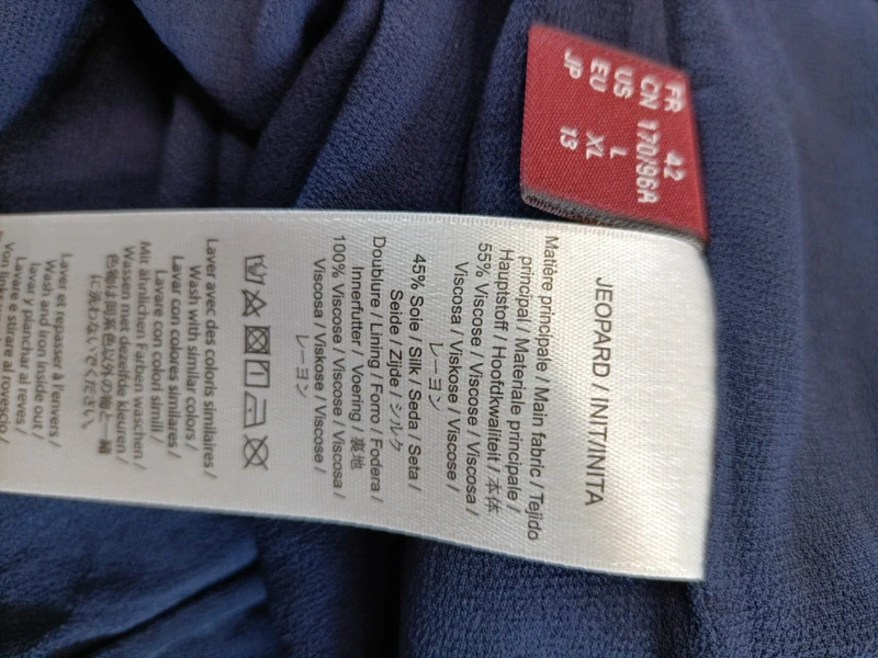 Voir photo 11 de Robe tunique Comptoir des Cotonniers bleu nuit manches 3/4 taille XL Robe tunique Comptoir des Cotonniers bleu nuit manches 3/4 taille XL Très bon état reconditionné photo 11