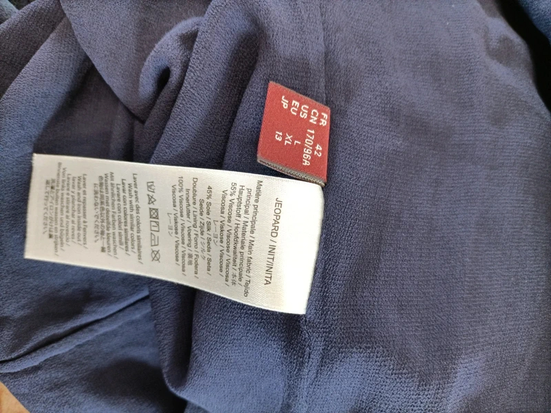 Voir photo 12 de Robe tunique Comptoir des Cotonniers bleu nuit manches 3/4 taille XL Robe tunique Comptoir des Cotonniers bleu nuit manches 3/4 taille XL Très bon état reconditionné photo 12
