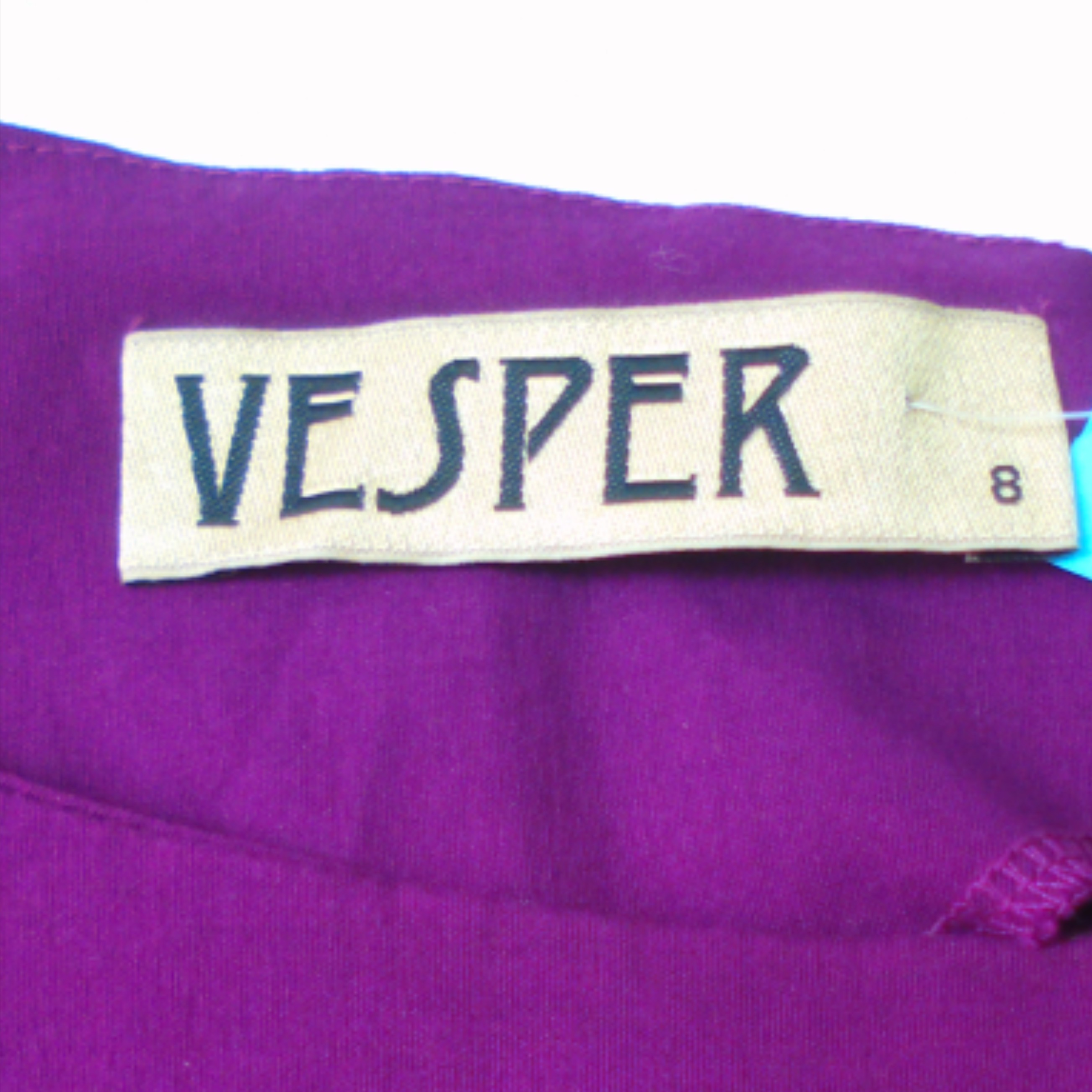 Voir photo 7 de Robe VESPER, violette, taille 36 estimée (taille 8) Robe VESPER, violette, taille 36 estimée (taille 8) reconditionné photo 7