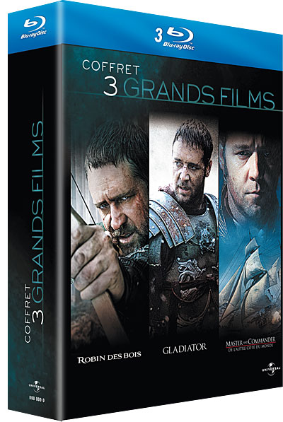 Robin des Bois - Gladiator - Master and Commander - Coffret Blu-Ray État correct reconditionné disponible sur Fnac | Dero