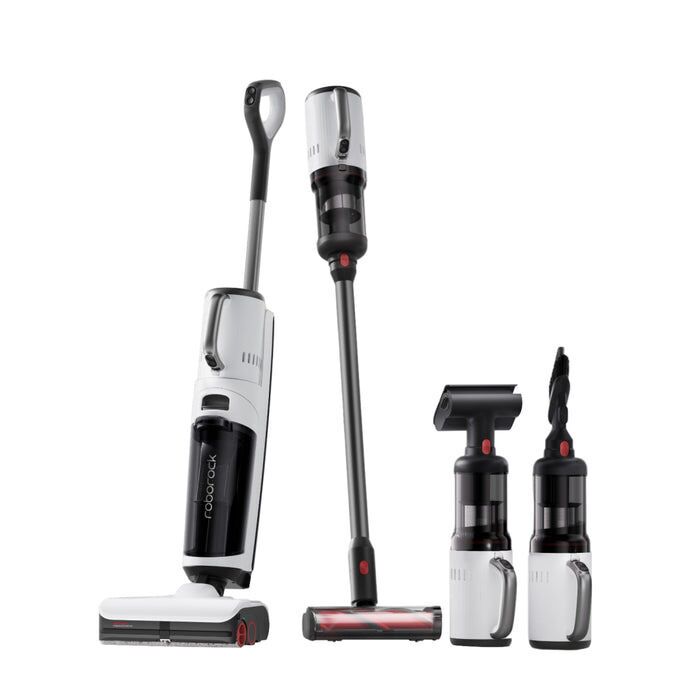 Roborock Dyad Pro Combo Aspirateur eau et poussière sans fil blanc/noir Parfait état Roborock reconditionné disponible sur Refurbed