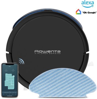 Robot Aspirateur Laveur ROWENTA RR7365WH Parfait état reconditionné disponible sur Boulanger