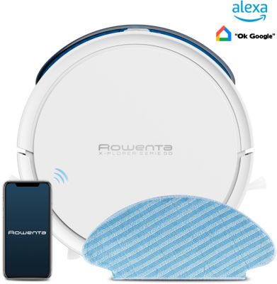 Robot Aspirateur Laveur ROWENTA RR7387WH Très bon état reconditionné disponible sur Boulanger