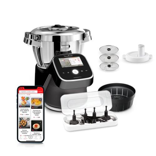 Robot cuiseur Moulinex I-Companion Touch Pro XL HF93D810 1550 W Noir État correct - 750,00 € Robot cuiseur Moulinex I-Companion Touch Pro XL HF93D810 1550 W Noir État correct Moulinex reconditionné disponible sur Fnac