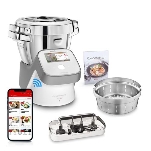 Robot cuiseur Moulinex I-Companion Touch XL HF935E10 1550 W Gris État correct reconditionné disponible sur Fnac