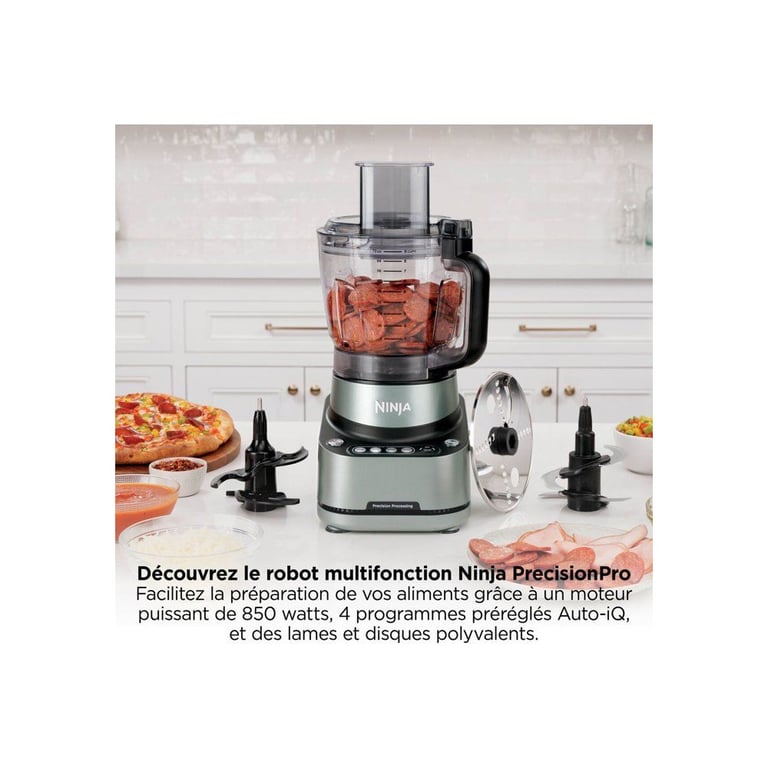 Robot cuiseur multifonction Ninja PrecisionPro BZ651EU 850 W bol 2,1 L sans BPA Noir - Excellent état Parfait état Ninja reconditionné photo 2 | Dero