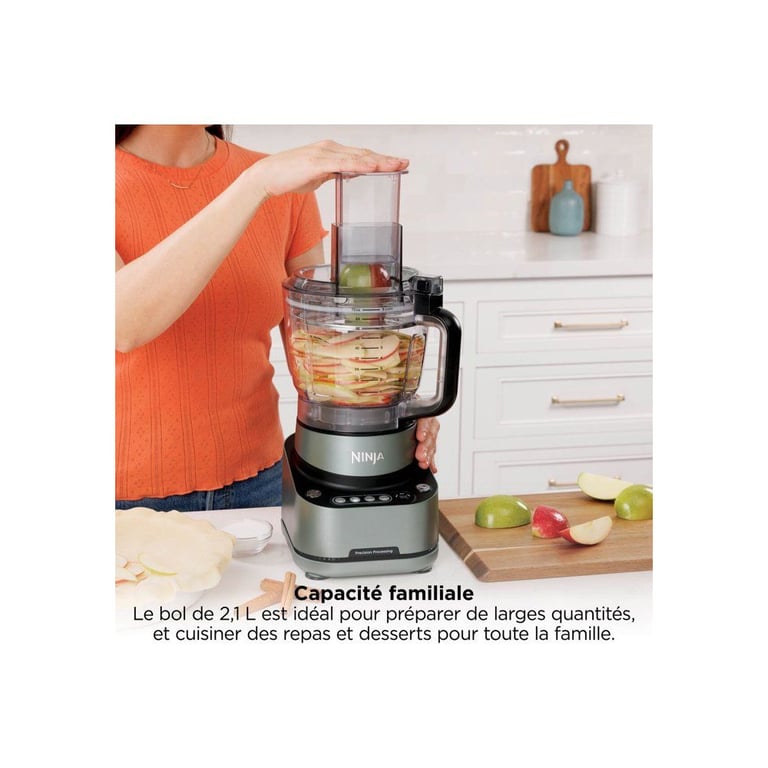 Robot cuiseur multifonction Ninja PrecisionPro BZ651EU 850 W bol 2,1 L sans BPA Noir - Excellent état Parfait état Ninja reconditionné photo 3 | Dero