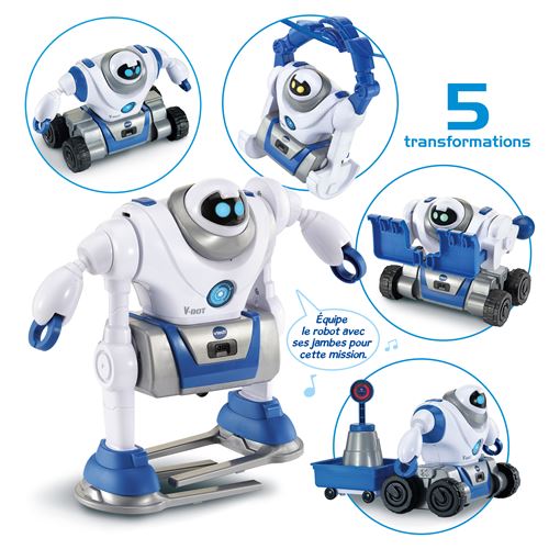 Acheter Robot éducatif Vtech V-Bot Explorer Mon robot 5 en 1 État correct - 26,00 € Robot éducatif Vtech V-Bot Explorer Mon robot 5 en 1 État correct N/A (Il n'y a pas assez d'in reconditionné disponible sur Fnac