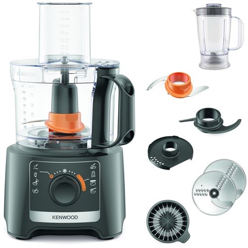 Robot multifonction Kenwood MultiPro Compact FDP31.360GY 800 W Gris État correct Kenwood reconditionné disponible sur Fnac
