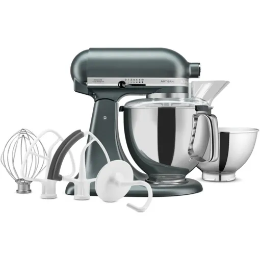 ROBOT PÂTISSIER À TÊTE INCLINABLE 4,8 L - KitchenAid ARTISAN 5KSM175PSEJP AVEC ACCESSOIRES - Juniper Bon état reconditionné disponible sur Rakuten