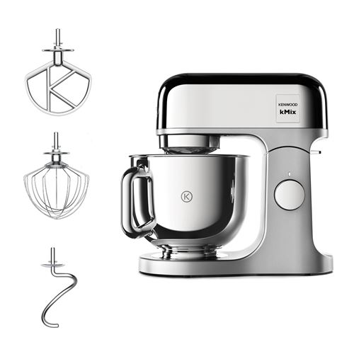 Robot pâtissier Kenwood Kmix KMX760CH Argent Chromé 1000 W État correct Kenwood reconditionné disponible sur Fnac