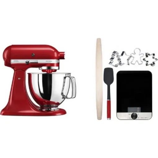Robot pâtissier Kitchenaid Artisan 5KSM125EER Pack avec kit patisserie Bon état reconditionné disponible sur Rakuten