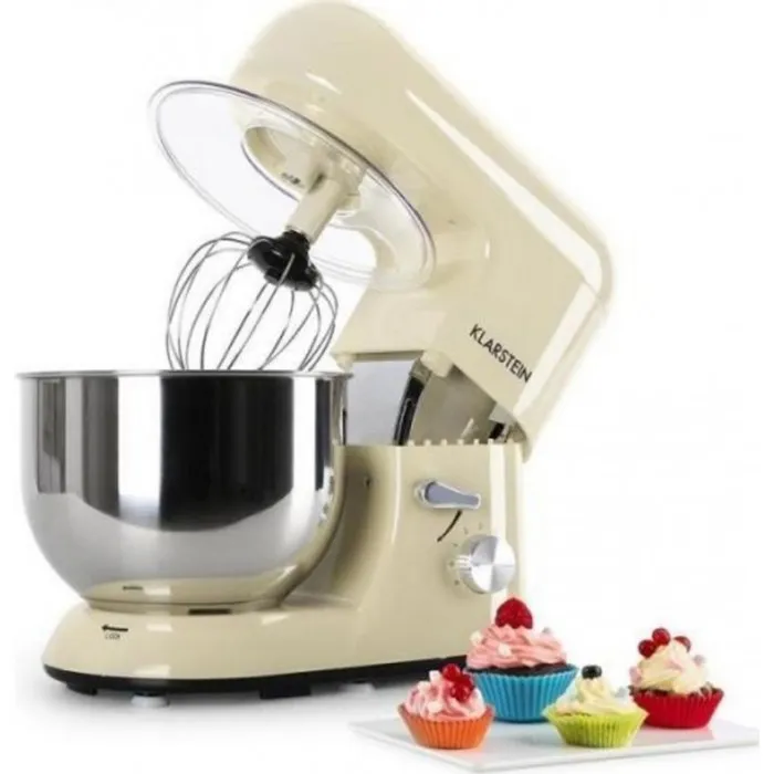 Robot pâtissier - Klarstein Bella Morena - Robot cuisine - Robot multifonction (1200W bol en inox de 5L 6 vitesses) - Crème Reconditionné - 115,99 € Robot pâtissier - Klarstein Bella Morena - Robot cuisine - Robot multifonction (1200W bol en inox de 5L 6 vitesses) - Crème Reconditionné reconditionné disponible sur Cdiscount Seconde Vie