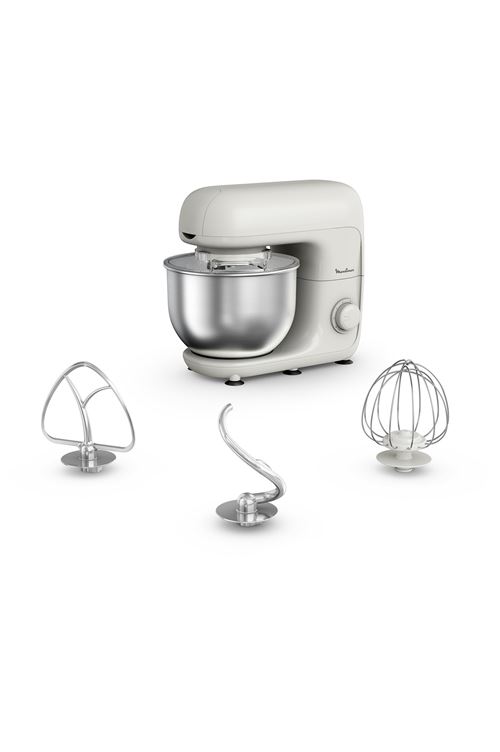 Robot pâtissier, Moulinex Bake essential QA160110 800 W Écru Reconditionné État correct Moulinex reconditionné disponible sur Fnac