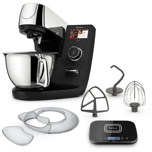 Robot pâtissier Moulinex QA951810 i-coach touch balance connectée Bon état reconditionné disponible sur Rakuten
