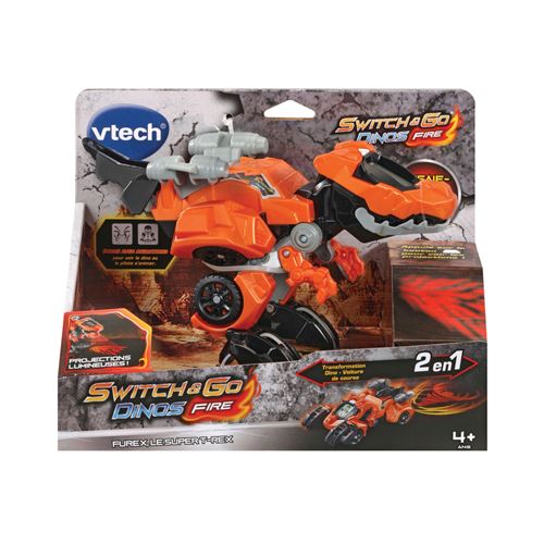 Robot Vtech Switch and Go Dinos Fire Furex Le Super T-Rex État correct VTech reconditionné disponible sur Fnac
