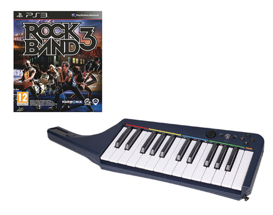 Rock Band 3 + Clavier sans fil PS3 Mad Catz État correct reconditionné disponible sur Fnac