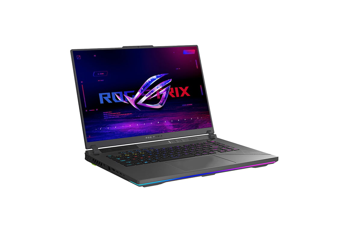 ROG Strix G16 Ryzen 9 9955HX (16”) 5.4 GHz, 1 To, 32 Go, GeForce RTX 5070 Ti, Gris - AZERTY - Excellent état Parfait état Asus reconditionné disponible sur Pixmania
