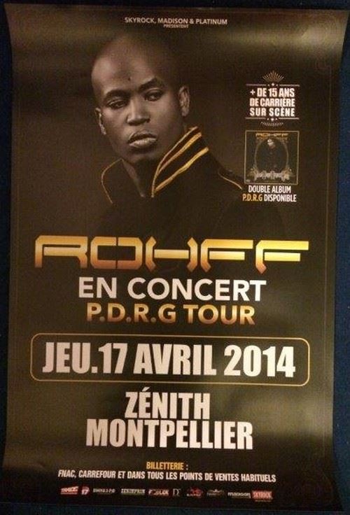Rohff - 70x100 cm - AFFICHE / POSTER État correct - 11,99 € Rohff - 70x100 cm - AFFICHE / POSTER État correct reconditionné disponible sur Fnac