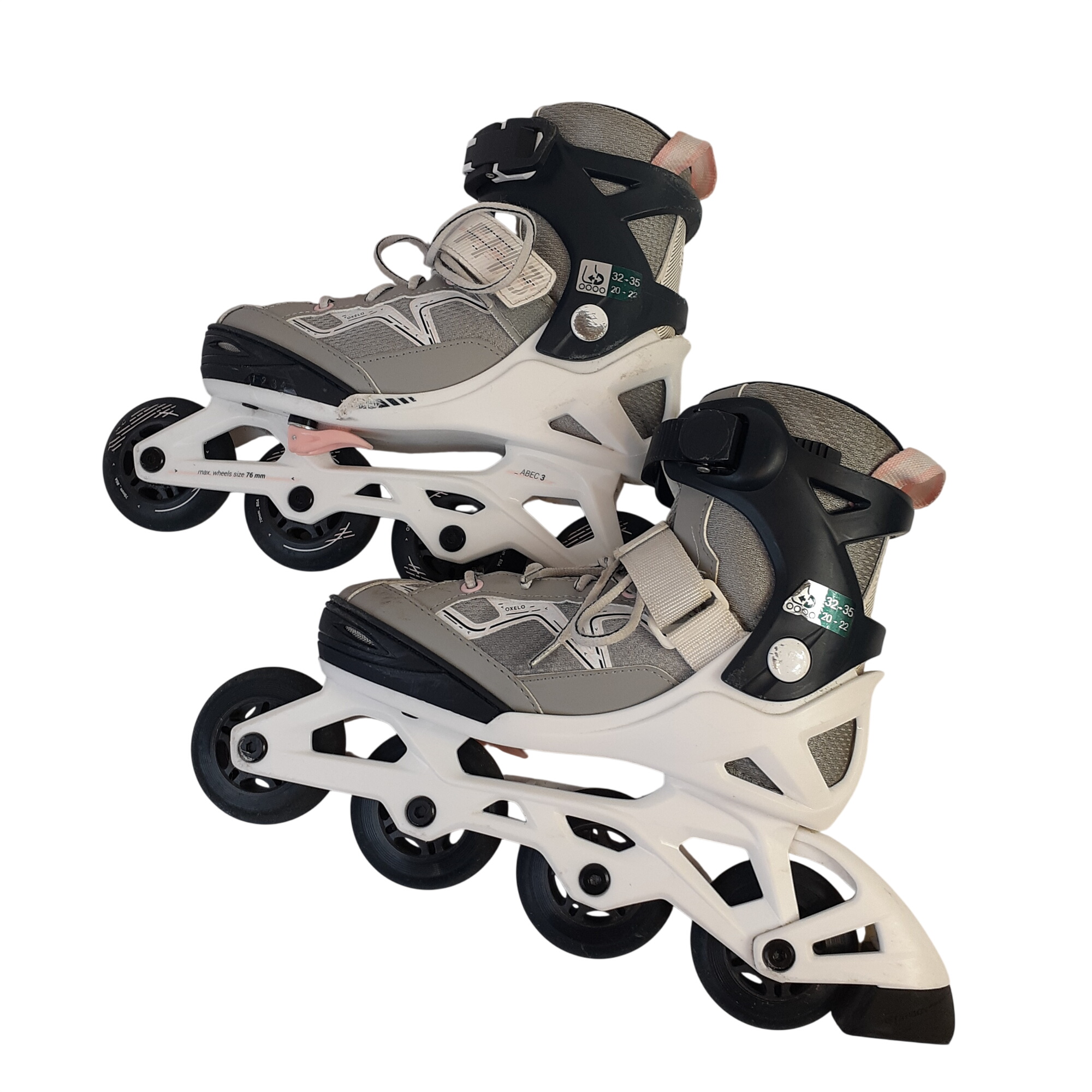 Acheter Roller fitness gris/rose taille 32/35 - Decathlon OXELO Bon état - 15,00 € Roller fitness gris/rose taille 32/35 - Decathlon OXELO Bon état reconditionné disponible sur Label Emmaüs
