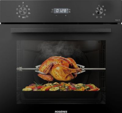 Rosieres - Four Encastrable R Fc376849pn - Pyrolyse - Chaleur Pulsée - Vapeur - Porte Froide - Rails Télescopiques Très bon état reconditionné disponible sur Boulanger | Dero