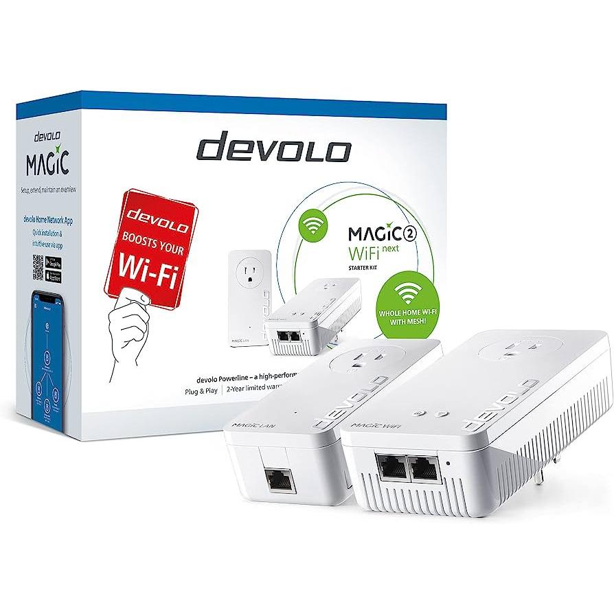 Router Devolo Magic 2 WiFi Next Starter Reconditionné - 99,00 € Router Devolo Magic 2 WiFi Next Starter Reconditionné Devolo reconditionné disponible sur Backmarket