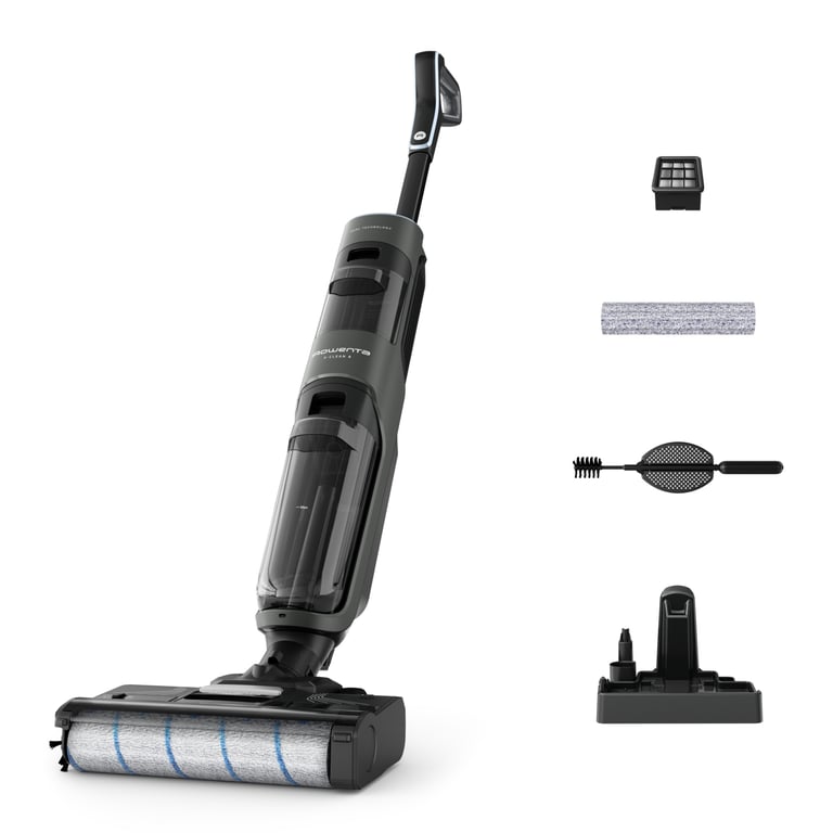 Rowenta X-Clean 4 GZ5035 Aspirateur balai Batterie Sec&humide mousse Sans sac 200 W Gris - Bon état Bon état Rowenta reconditionné disponible sur Pixmania