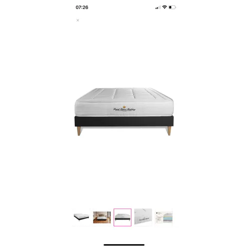 Royal palace bedding Ensemble 2p - Matelas Mémoire de forme - 24cm - Confort : Ferme -Balmoral Bon état reconditionné disponible sur Rakuten