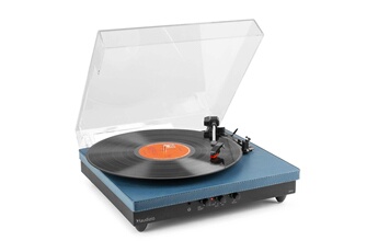 RP113D Platine vinyle Bluetooth avec Haut-Parleurs Intégrés 33, 45 et 78 Tours Cuir Bleu foncé Très bon état N/A reconditionné disponible sur Darty