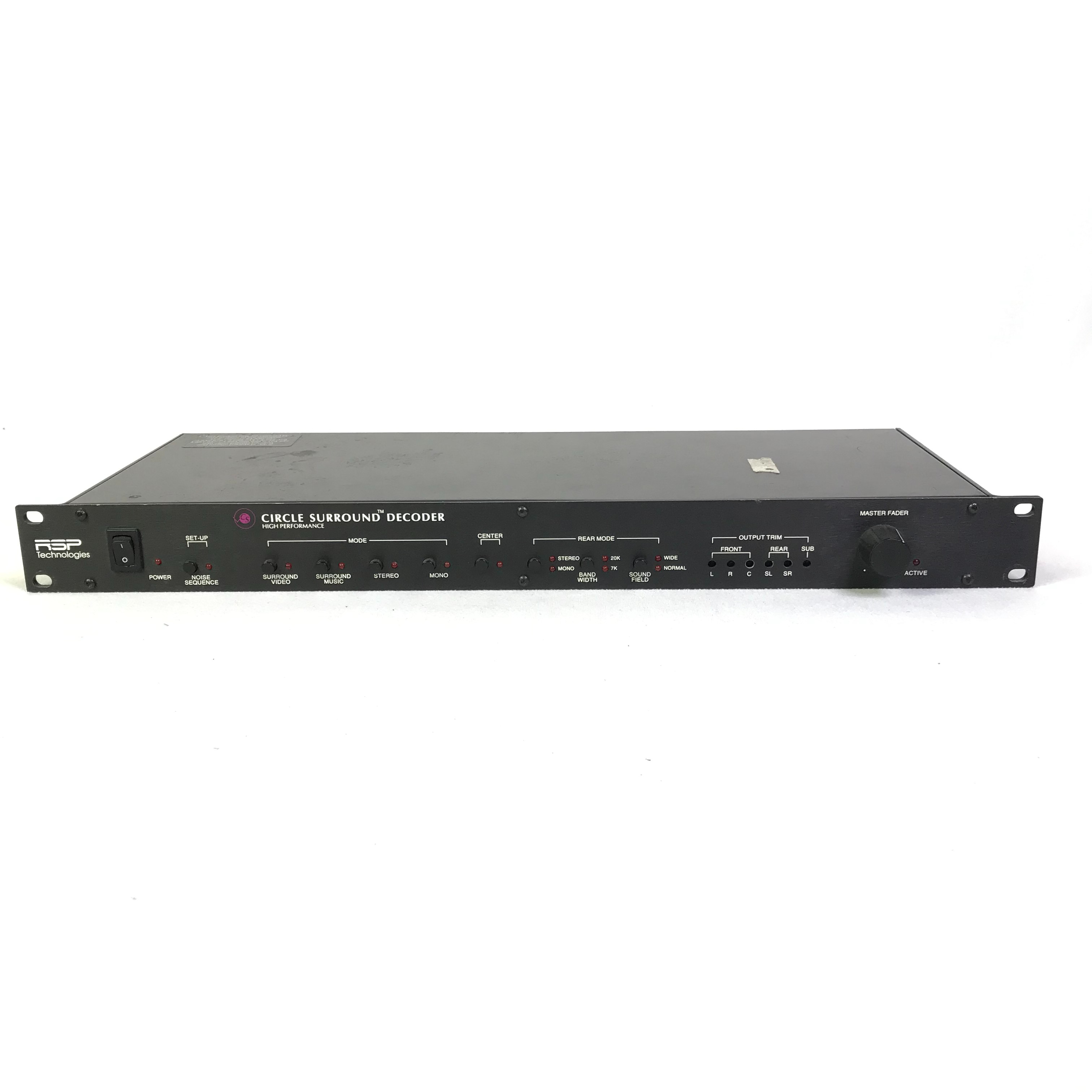 RSP Technologies : Rack Circle surround décoder 5.1 Très bon état - 72,00 € RSP Technologies : Rack Circle surround décoder 5.1 Très bon état reconditionné disponible sur Label Emmaüs
