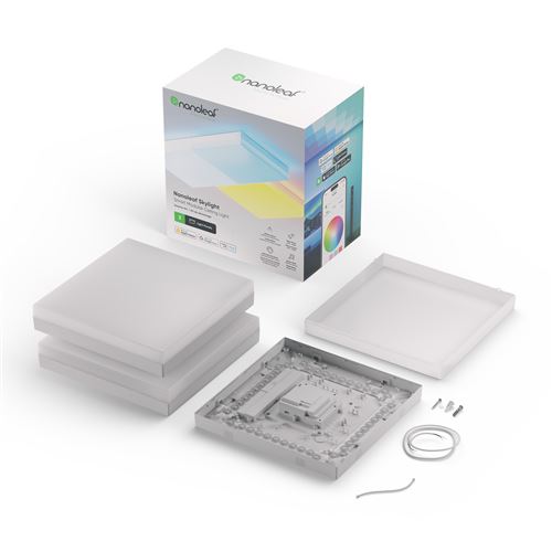 Ruban LED Nanoleaf Skylight Kit de démarrage Pack de 3 Panneaux 24 W État correct - 147,99 € Ruban LED Nanoleaf Skylight Kit de démarrage Pack de 3 Panneaux 24 W État correct reconditionné disponible sur Fnac