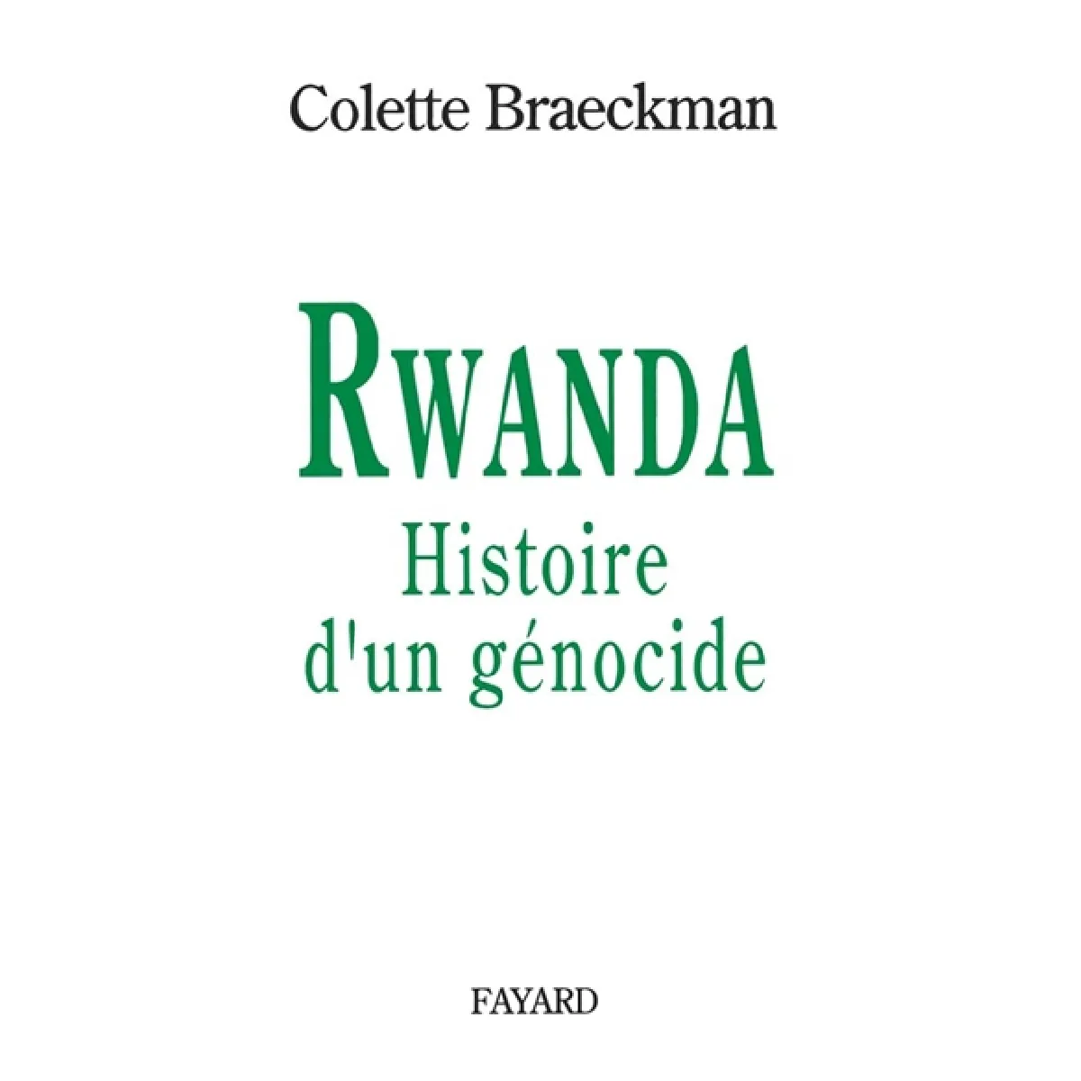 Rwanda : histoire d'un génocide État correct - 10,32 € Rwanda : histoire d'un génocide État correct N/A (Il ne s'agit pas d'une marque reconditionné disponible sur Rue du Commerce Seconde Vie