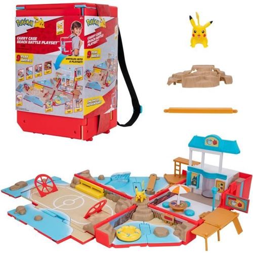 Sac A Dos - Bandai - Pokémon Du Dresseur Theme Plage - S'Ouvre Et Devient Une Super Arene État correct N/A reconditionné disponible sur Fnac