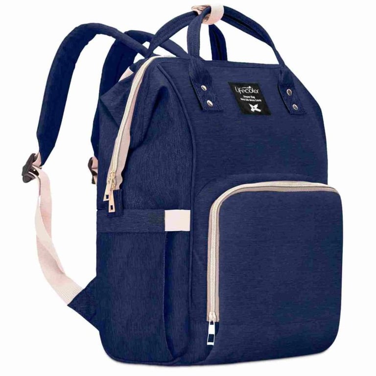 Sac à langer Bleu Herzberg HG03206-BLU - Excellent état Parfait état reconditionné disponible sur Pixmania