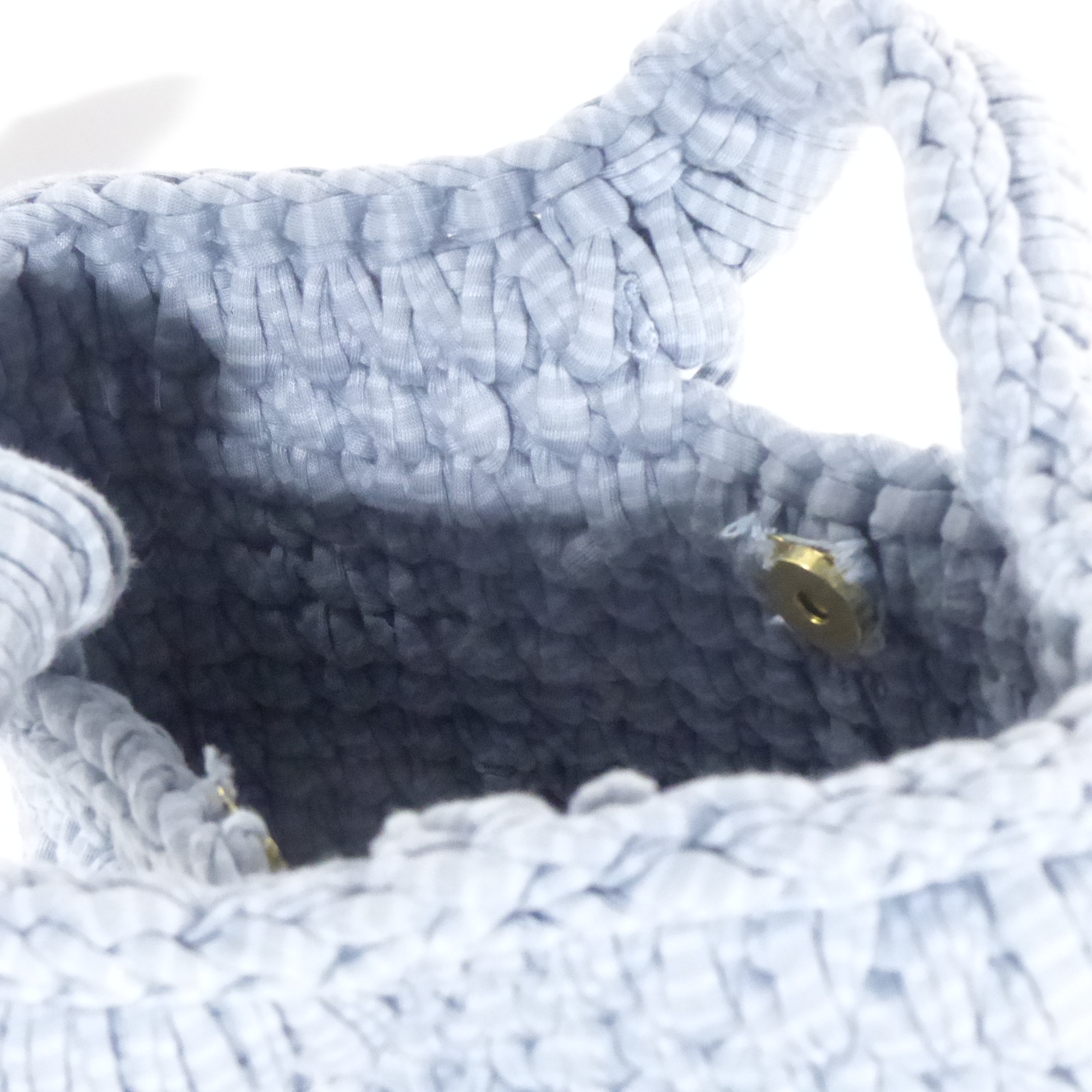 Voir photo 4 de Sac à main en crochet - Bleu pastel Sac à main en crochet - Bleu pastel Bon état reconditionné photo 4