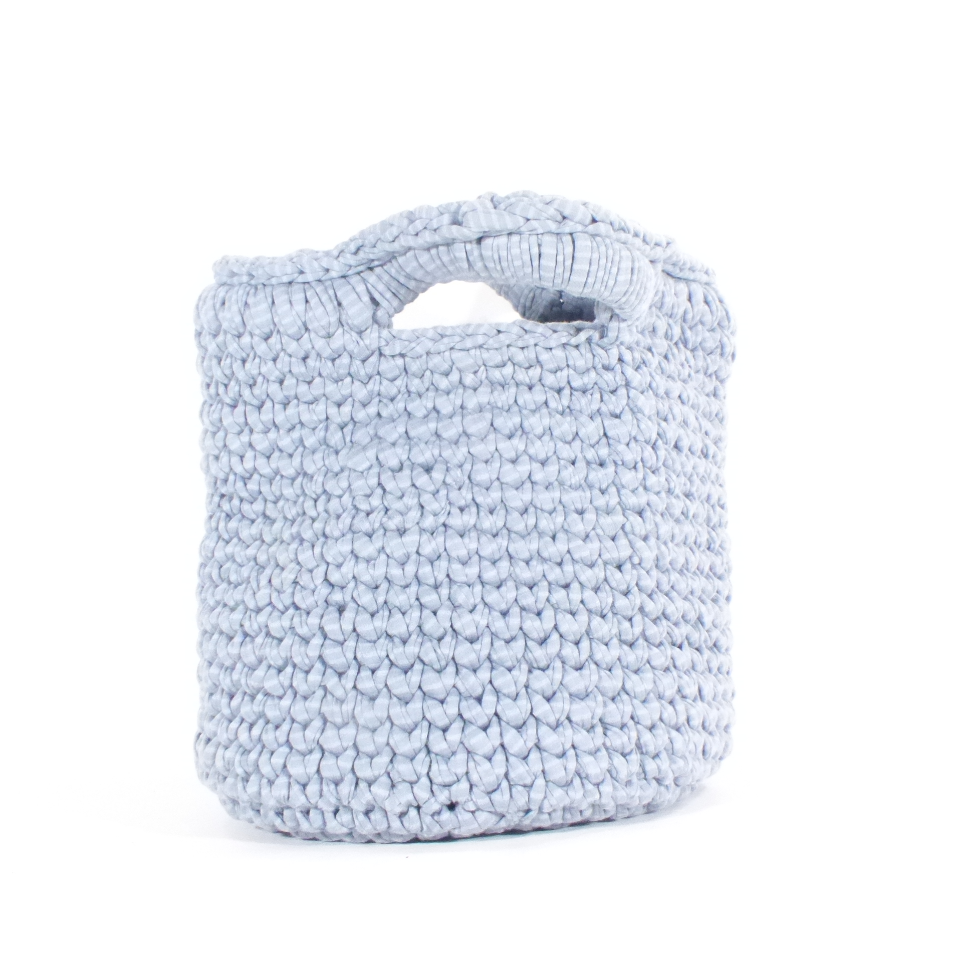 Voir photo 6 de Sac à main en crochet - Bleu pastel Sac à main en crochet - Bleu pastel Bon état reconditionné photo 6