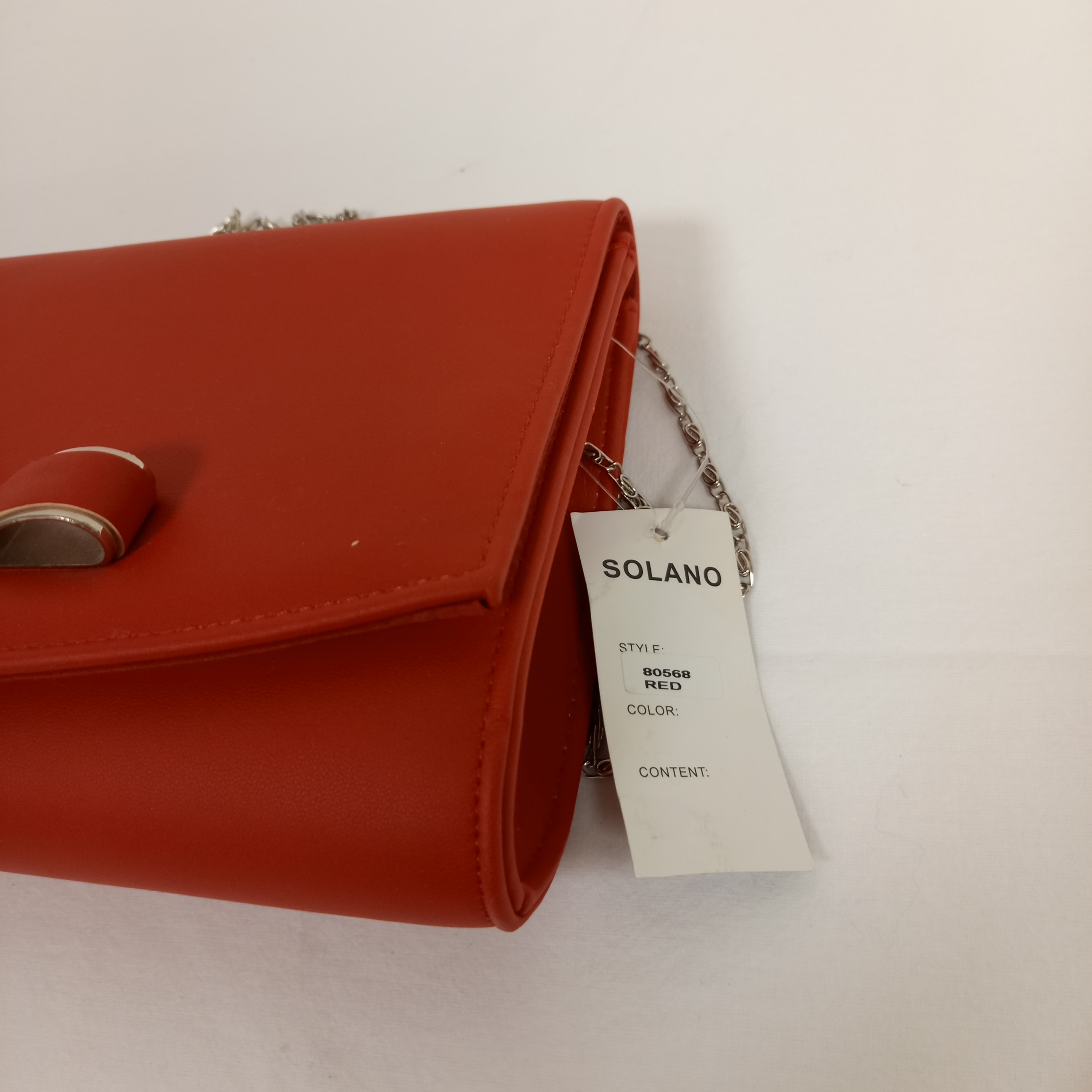 Voir photo 3 de Sac à main rouge en bandoulière de marque SOLANO Sac à main rouge en bandoulière de marque SOLANO Bon état reconditionné photo 3