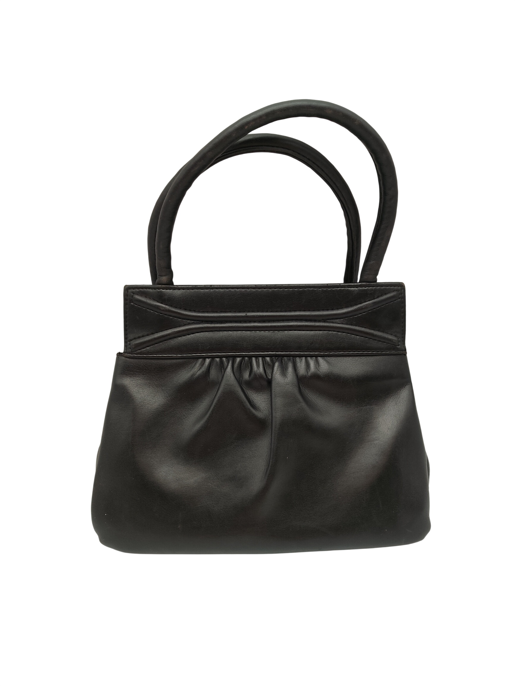 Sac à main vintage années 60, sac à soufflets cuir noir, fermoir baisemain, rétro chic "style Kelly" Très bon état - 28,00 € Sac à main vintage années 60, sac à soufflets cuir noir, fermoir baisemain, rétro chic "style Kelly" Très bon état reconditionné disponible sur Label Emmaüs