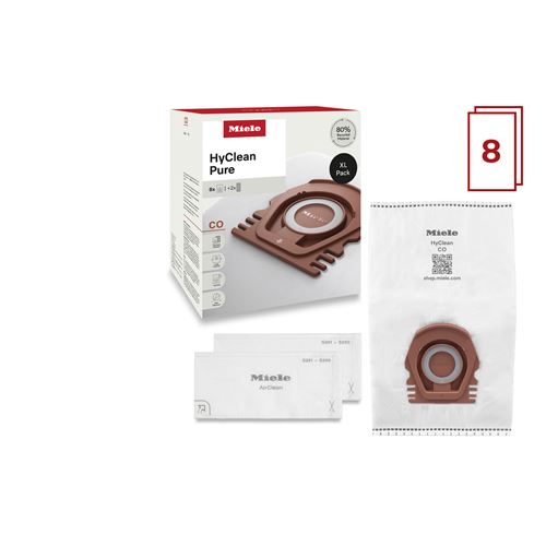 Sac aspirateur Miele XL HyClean Pure CO Blanc Rouge État correct Miele reconditionné disponible sur Fnac
