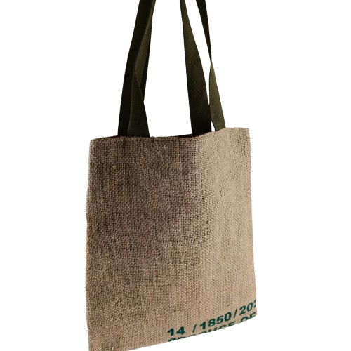 Voir photo 2 de Sac en toile de jute et tissus Sac en toile de jute et tissus Parfait état reconditionné photo 2