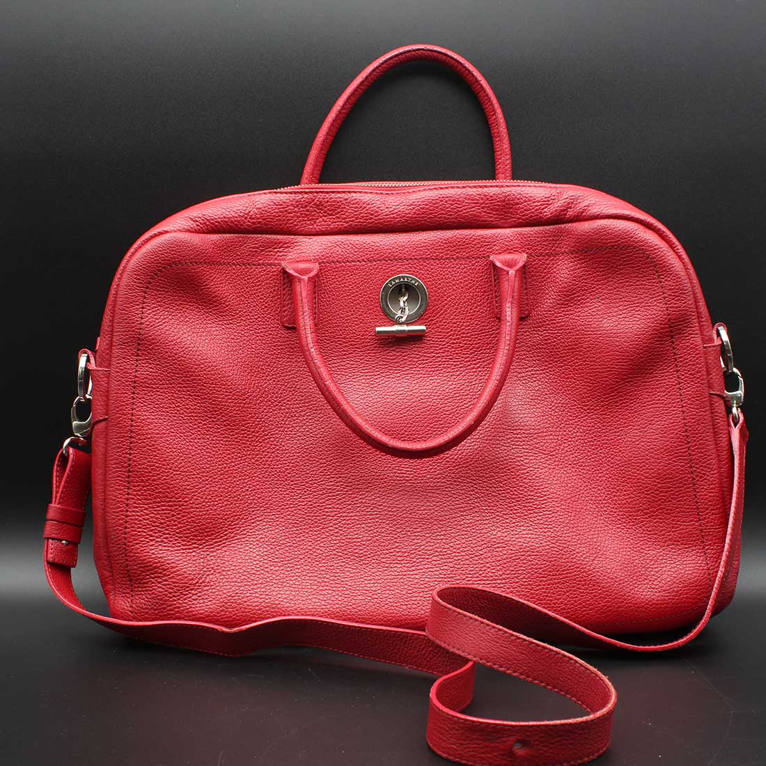 Voir photo 2 de Sac Lamarthe pour ordinateur femme cuir rouge Sac Lamarthe pour ordinateur femme cuir rouge Bon état reconditionné photo 2