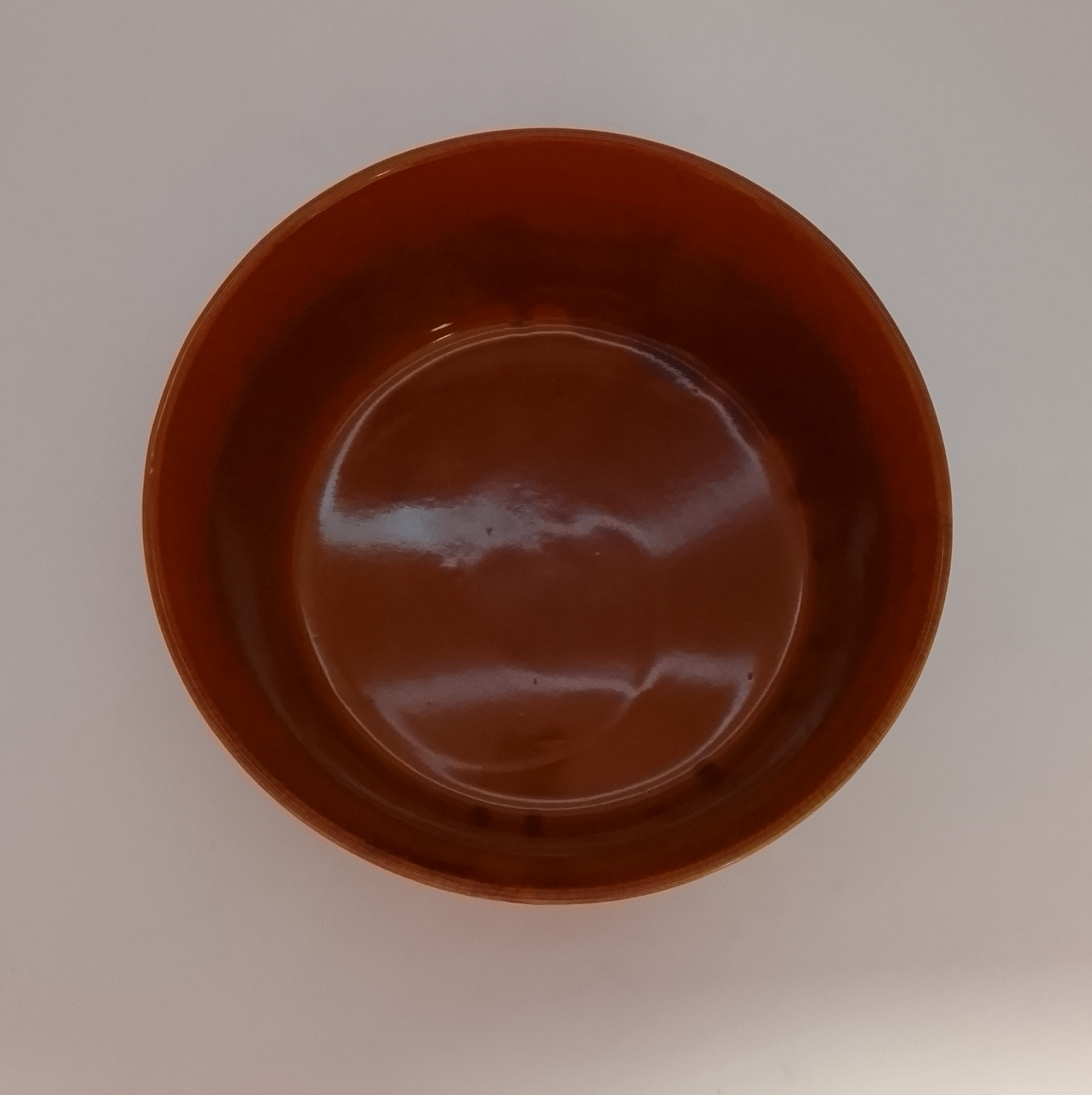Voir photo 5 de Saladier en poterie émaillé fauve Saladier en poterie émaillé fauve reconditionné photo 5