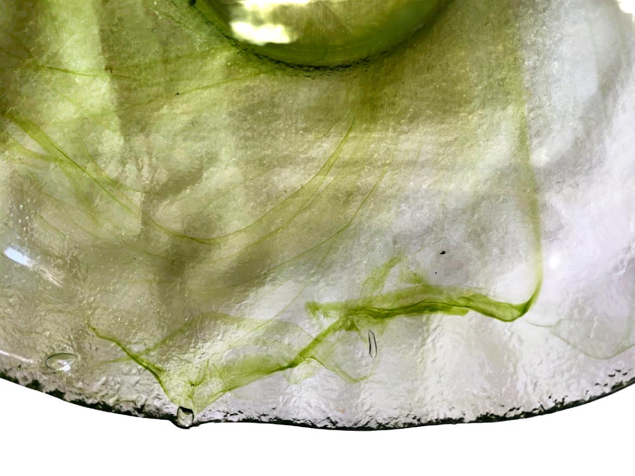 Voir photo 6 de Saladier en verre. Couleur verte. Saladier en verre. Couleur verte. Très bon état reconditionné photo 6