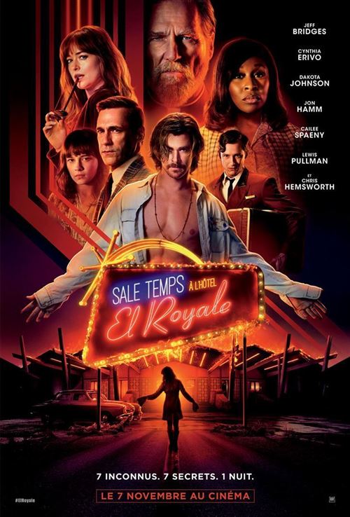 Sale Temps à l'hôtel El Royale - 2018 - Jeff Bridges - AFFICHE État correct N/A reconditionné disponible sur Fnac