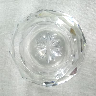 Voir photo 2 de Salière et poivrière en Cristal Salière et poivrière en Cristal Bon état reconditionné photo 2
