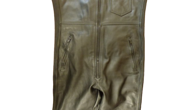 Voir photo 5 de Salopette de Motard en cuir taille 56 - Echter Leder Salopette de Motard en cuir taille 56 - Echter Leder Bon état reconditionné photo 5