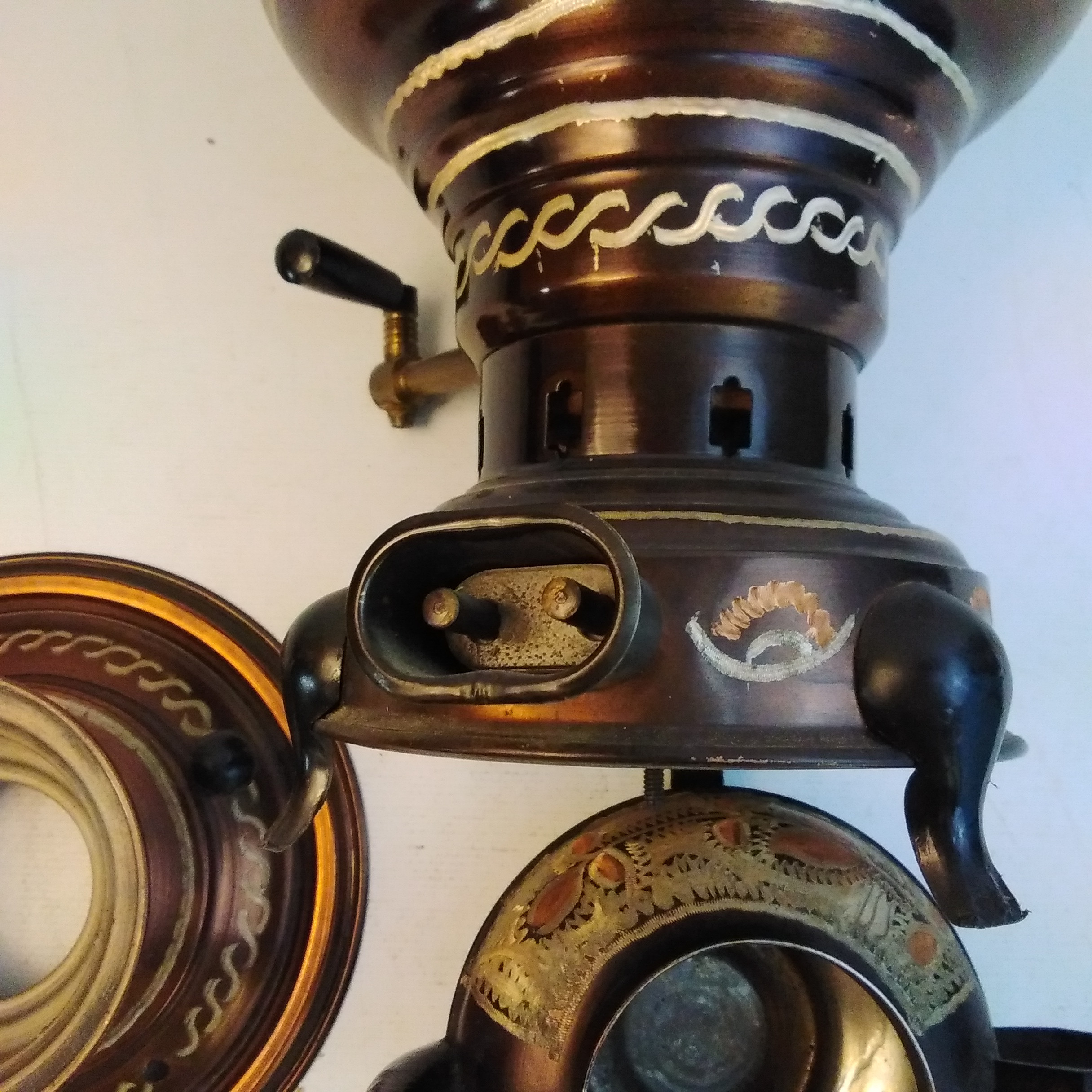 Voir photo 5 de Samovar turque en cuivre Samovar turque en cuivre État correct reconditionné photo 5
