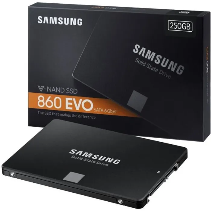 SAMSUNG - Disque SSD Interne - 860 EVO - 250Go - 2 5 (MZ-76E250B/EU) Reconditionné - 39,90 € SAMSUNG - Disque SSD Interne - 860 EVO - 250Go - 2 5 (MZ-76E250B/EU) Reconditionné Samsung reconditionné disponible sur Cdiscount Seconde Vie | Dero